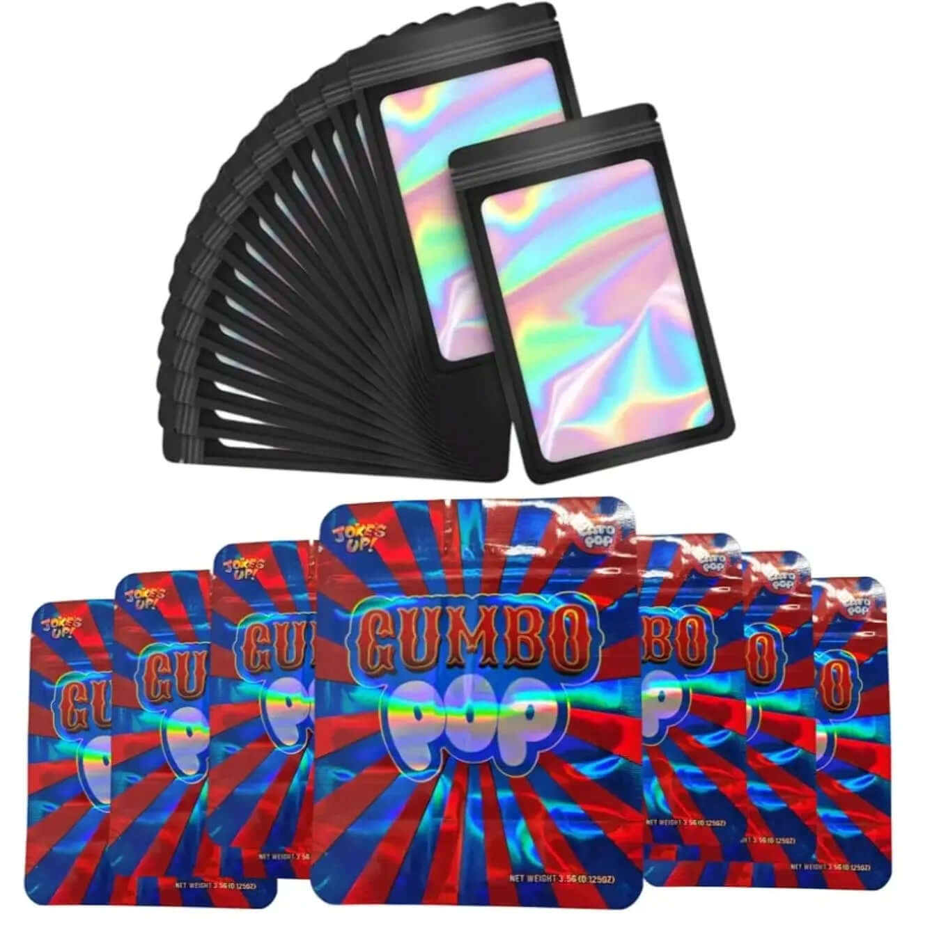 3.5 G custom printed mylars sold here