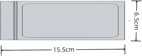 10 x $100 Full Bill Printed 3.5g Resealable Mylar Bags Amazon