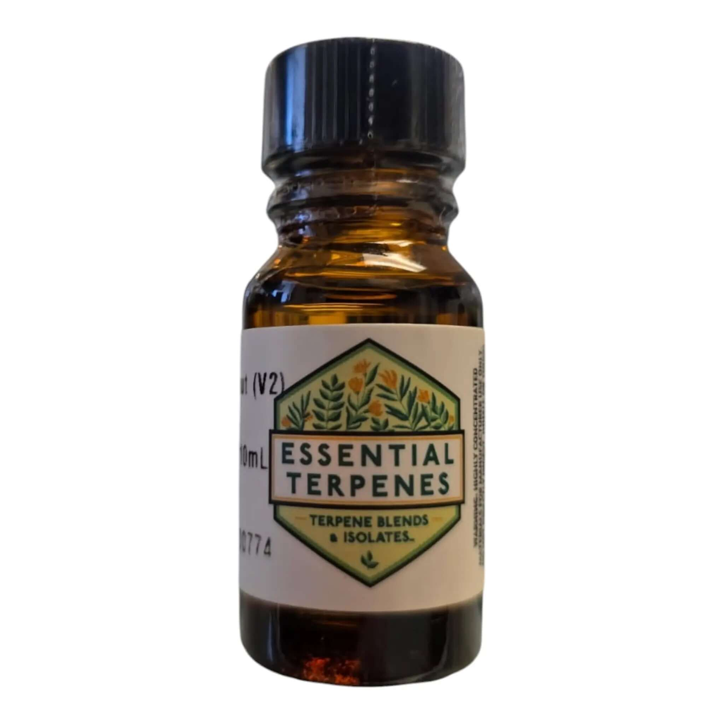 Glazed Donut Essential Terpenes bottle showing aromatic terpene blend in a 10mL container.