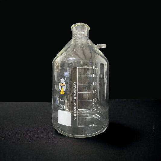 Carboy w/ Vac Port - 20L - (65/50) - Viking Lab Supply