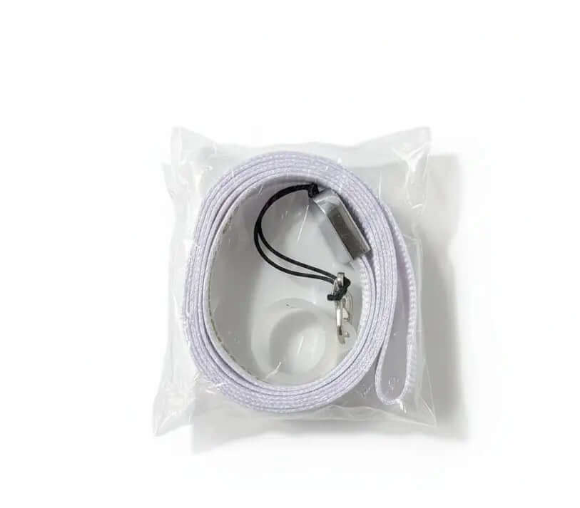 Daborizer Lanyard in packaging for carrying disposable vaping devices and batteries hands-free.