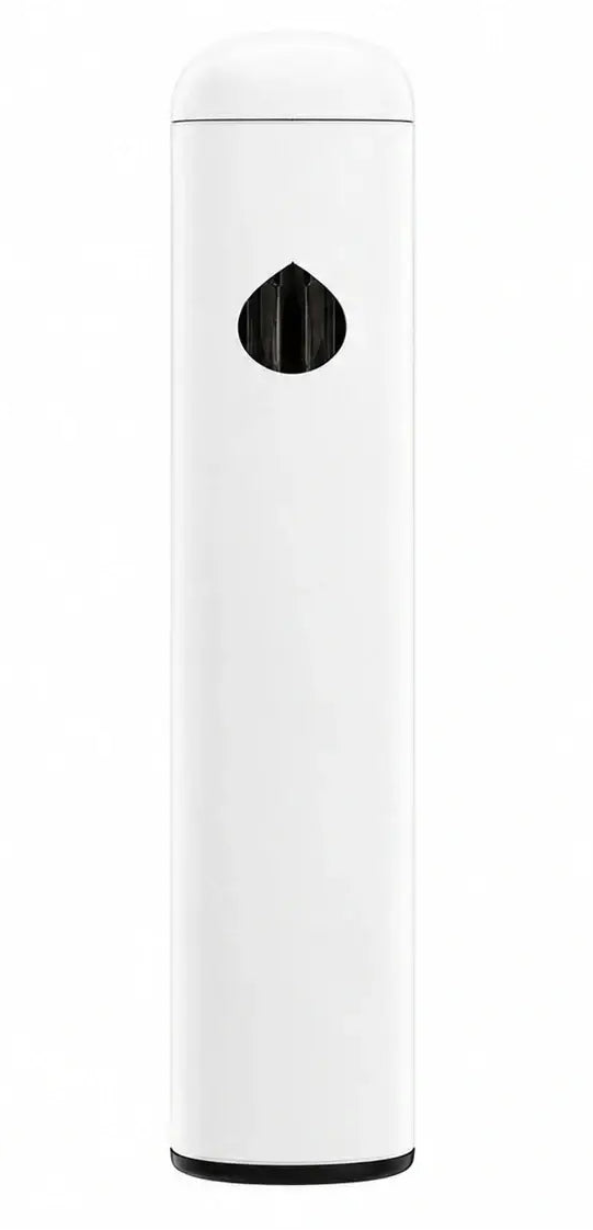 Ispire 1ml Disposable Vape USB Charging with sleek white design and ergonomic shape