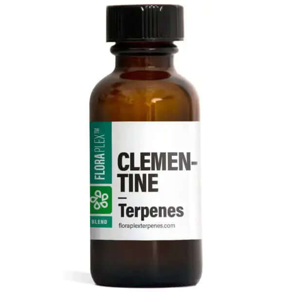 Floraplex - Clementine - 15ml bottle featuring citrus and pine aroma, mineral oil free, vitamin E free.