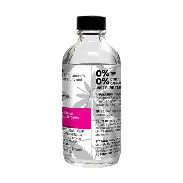 TS Labs Mimosa x CDT representative bottle back label