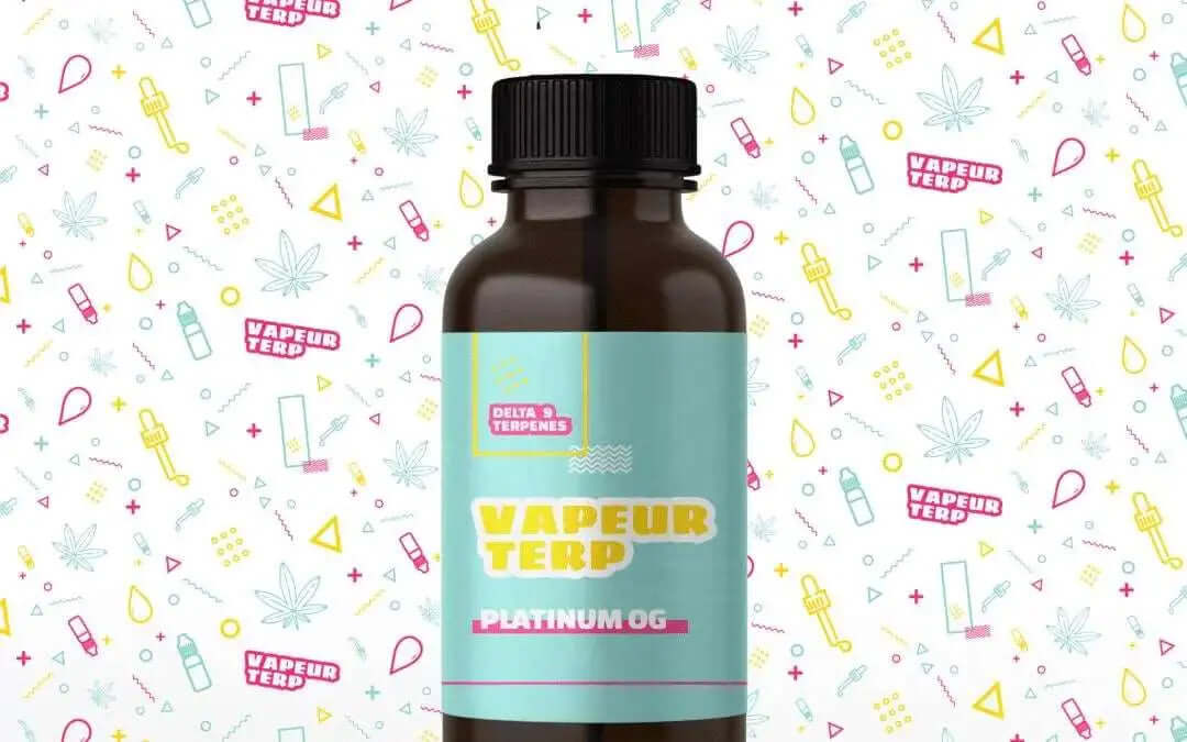 platinum-og-delta-9-4ml Premium Delta 9 Terpene Blend bottle with colorful background
