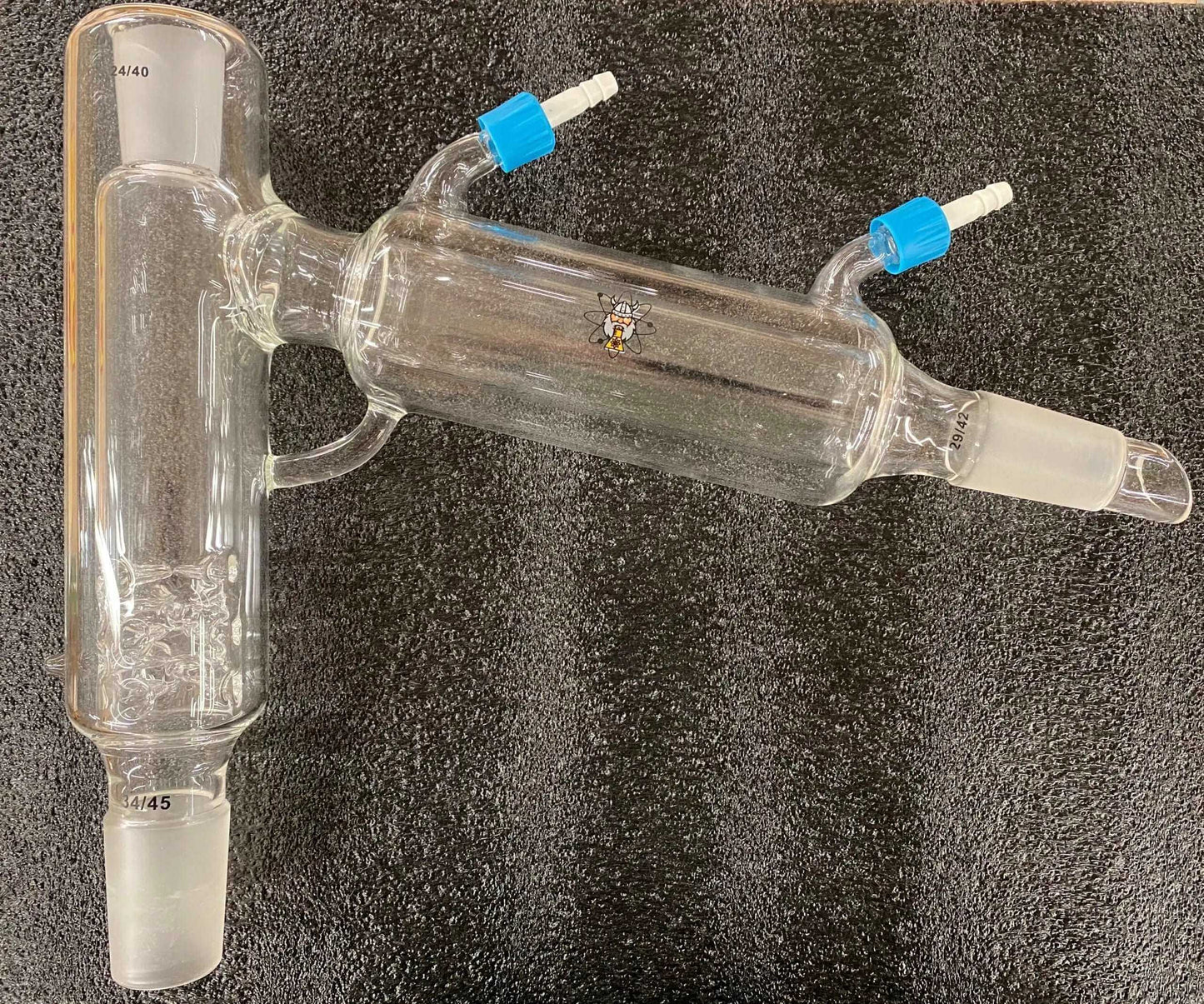 SPD Short Path Head V3 - 5L thick walled glassware for distillation with joints and ports by VIKING GLASSWORX