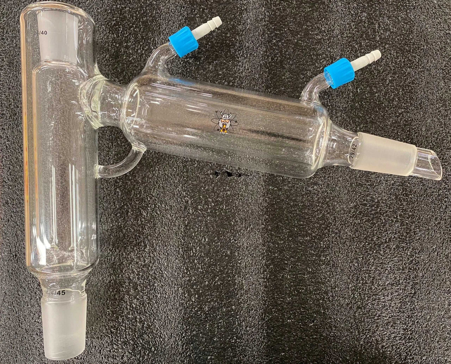 SPD Short Path Head V3 - 5L - Packable distillation head made of borosilicate glass with main joint and condenser.