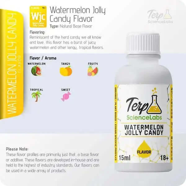 Watermelon Terpenes Jolly Candy 15ml bottle by TS Labs with tropical and fruity flavors