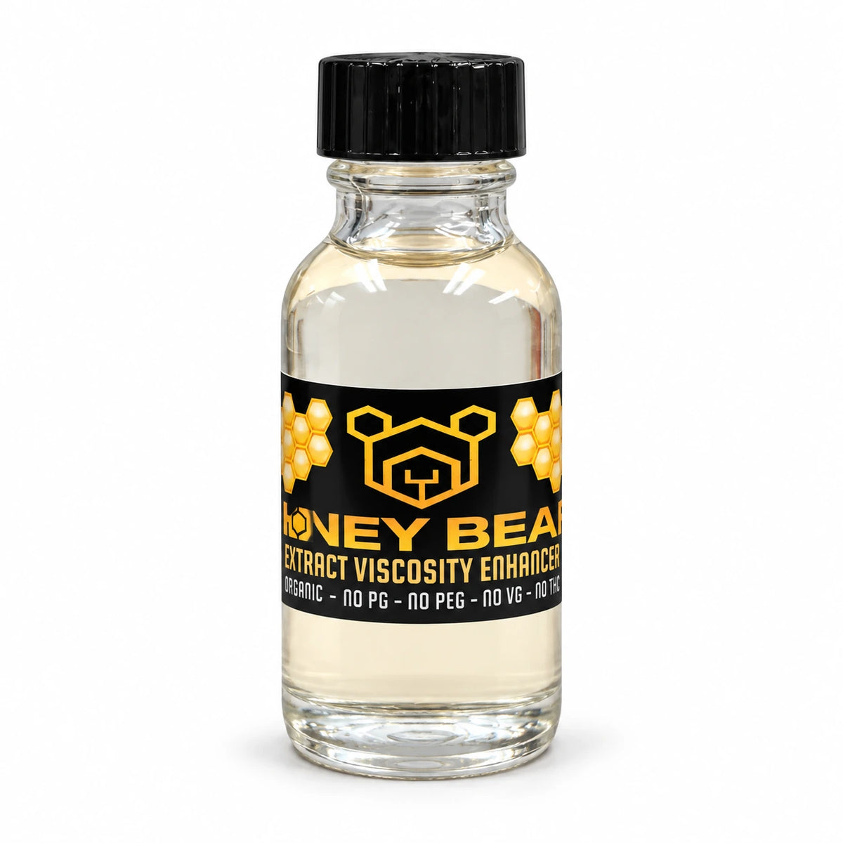 Honey Bear Diluent bottle with black and gold label on a white background