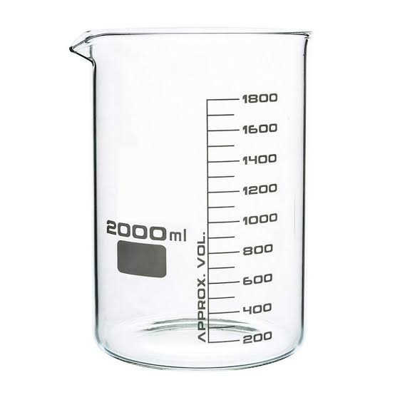 2000ml borosilicate glass beakers designed for precise lab measurements and durable performance in industrial settings.