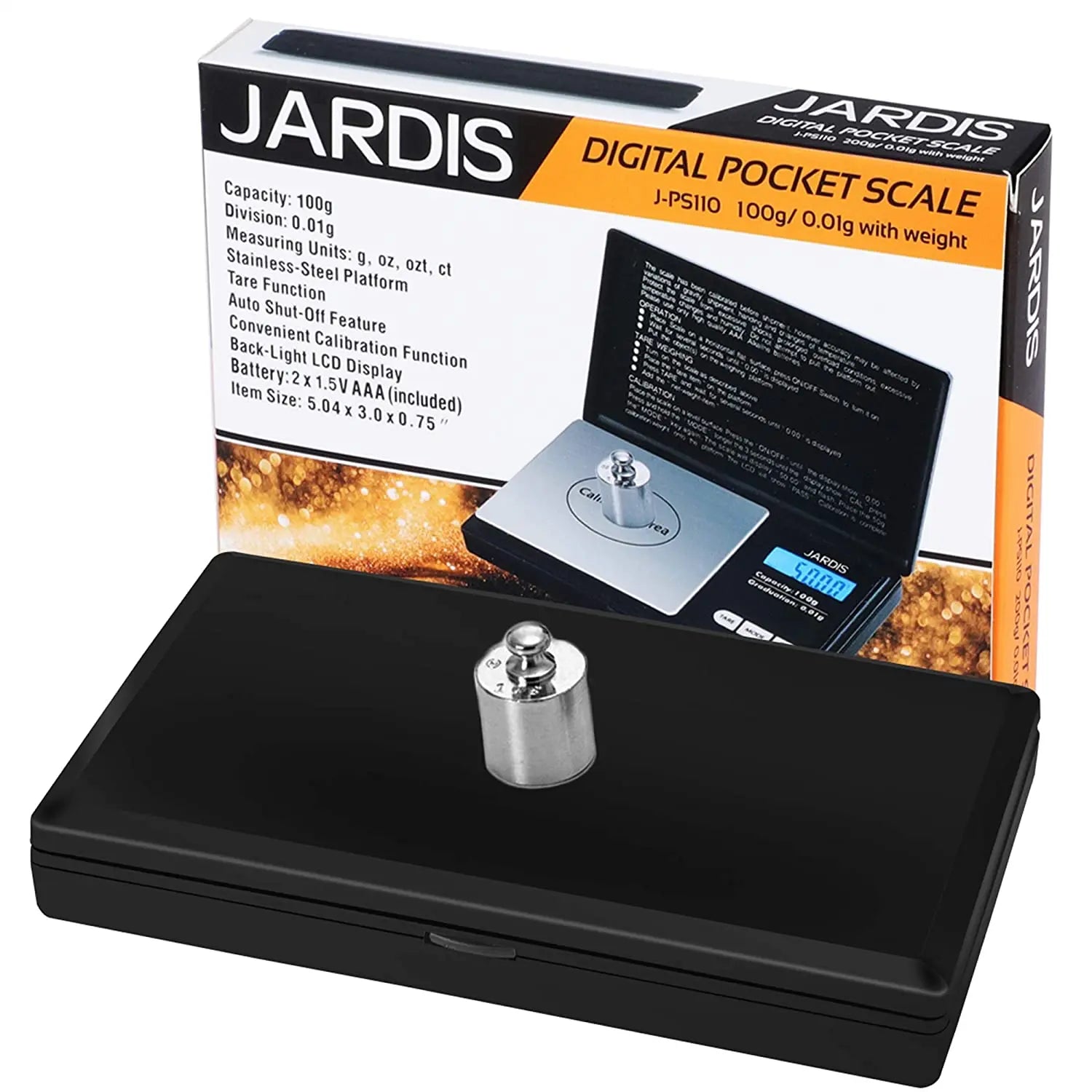JARDIS Digital Pocket Scale 100g/0.01g - Viking Lab Supply