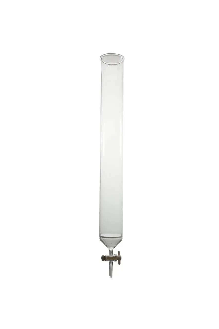 Chromatography Column 3x36 pesticide removal with 3-inch 10 Micron fritted disc for compound separation