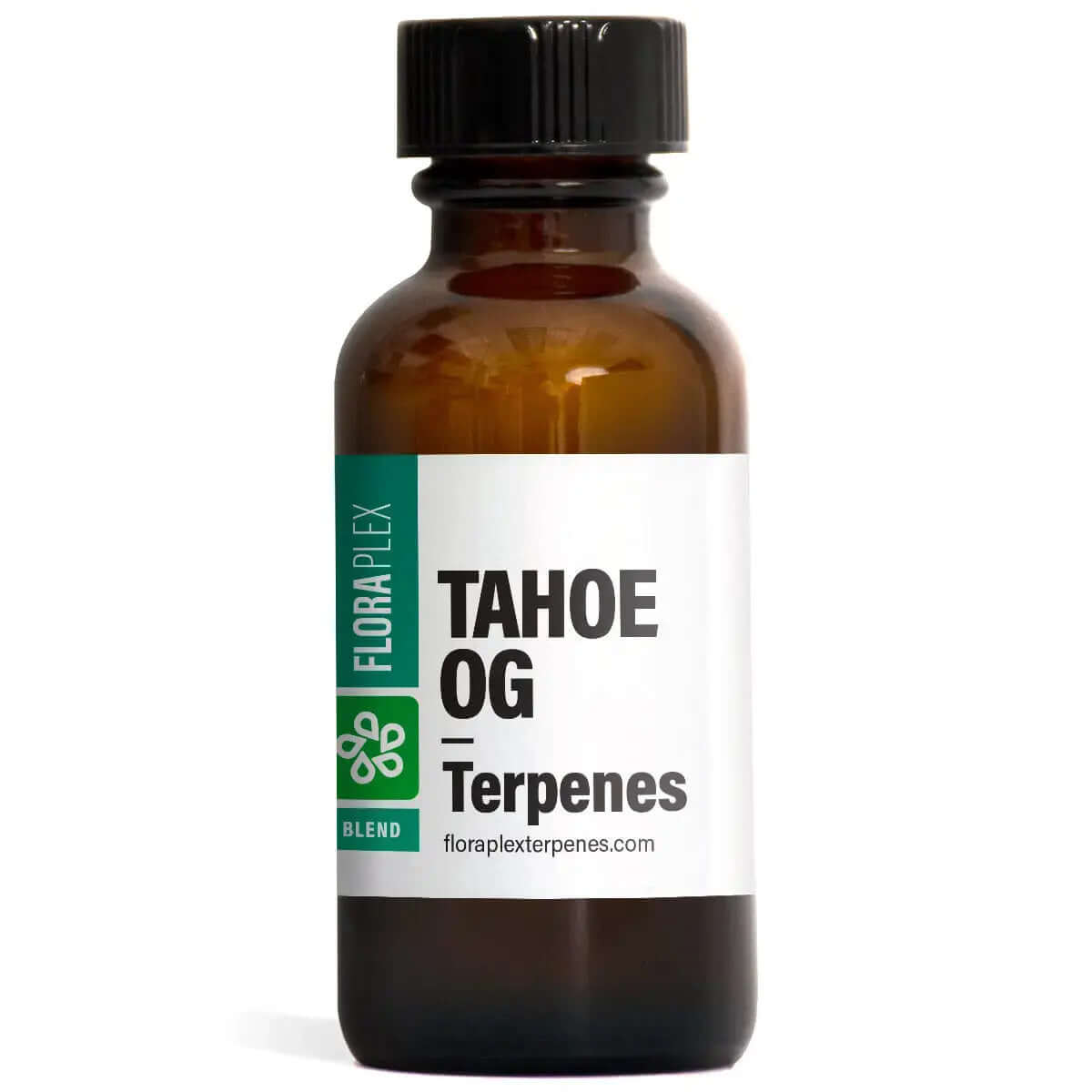 Floraplex Terpenes Tahoe OG 15ml bottle showcasing cannabis terpene blend for aroma and flavor enhancement.