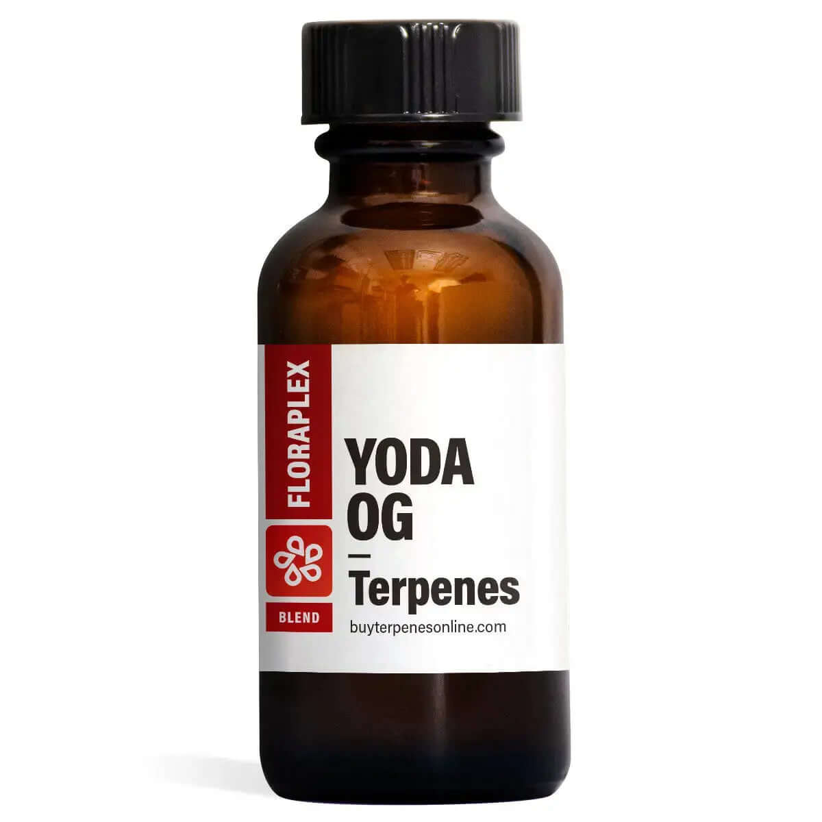 Floraplex Terpenes 15ml Yoda OG terpenes bottle showcasing premium botanical terpene blends.