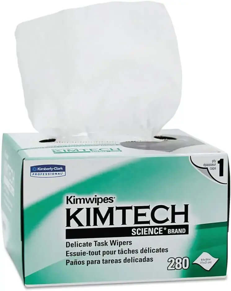 kimtech-34120-kimwipes-4-2-5-x-8-2-5 high performance cleaning wipes box