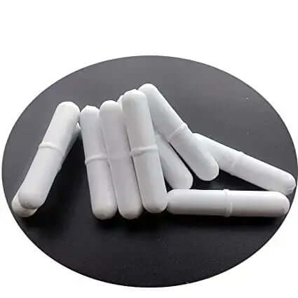 PTFE Spin Bar White 1.18" x 33mm - Viking Lab Supply