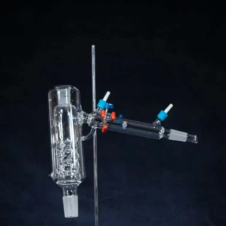 SPD Short Path Head V2 - 10L, thick walled borosilicate glassware with joints for distillation by VIKING GLASSWORX™.