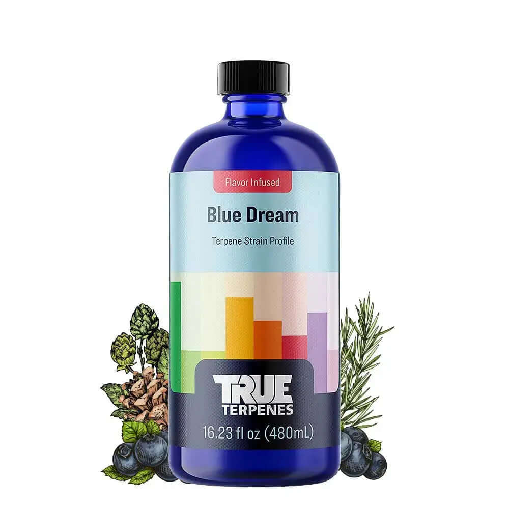 True Terpenes - Blue Dream - 1 oz bottle with blueberry aroma and terpene profile