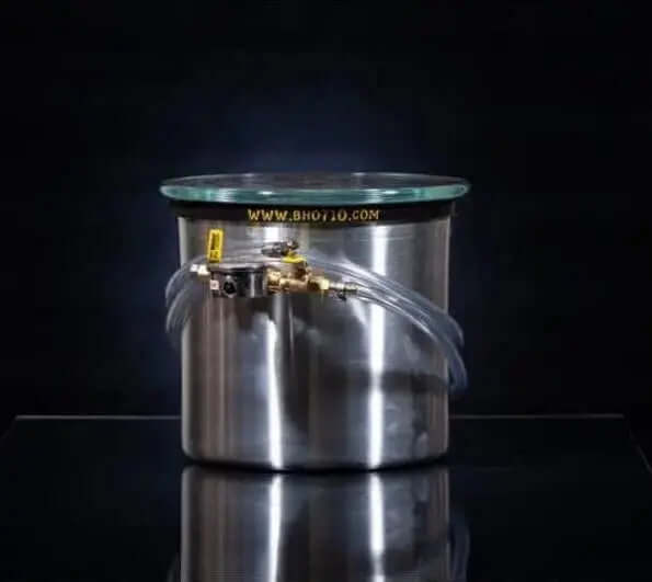 Vacuum Purge Chamber W/ Glass Lid - 3Gal - Viking Lab Supply