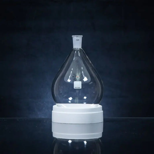 Single Neck Pear Flask - 2L - (24/40) - Viking Lab Supply