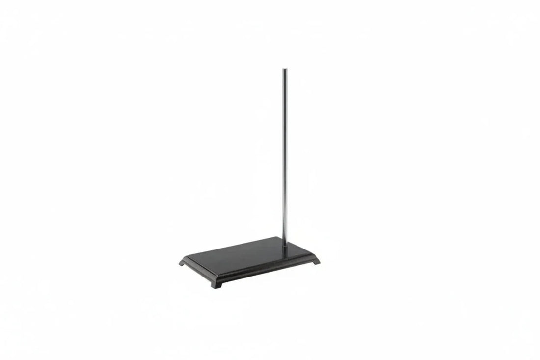 27-inch laboratory stand with plate base and support rod