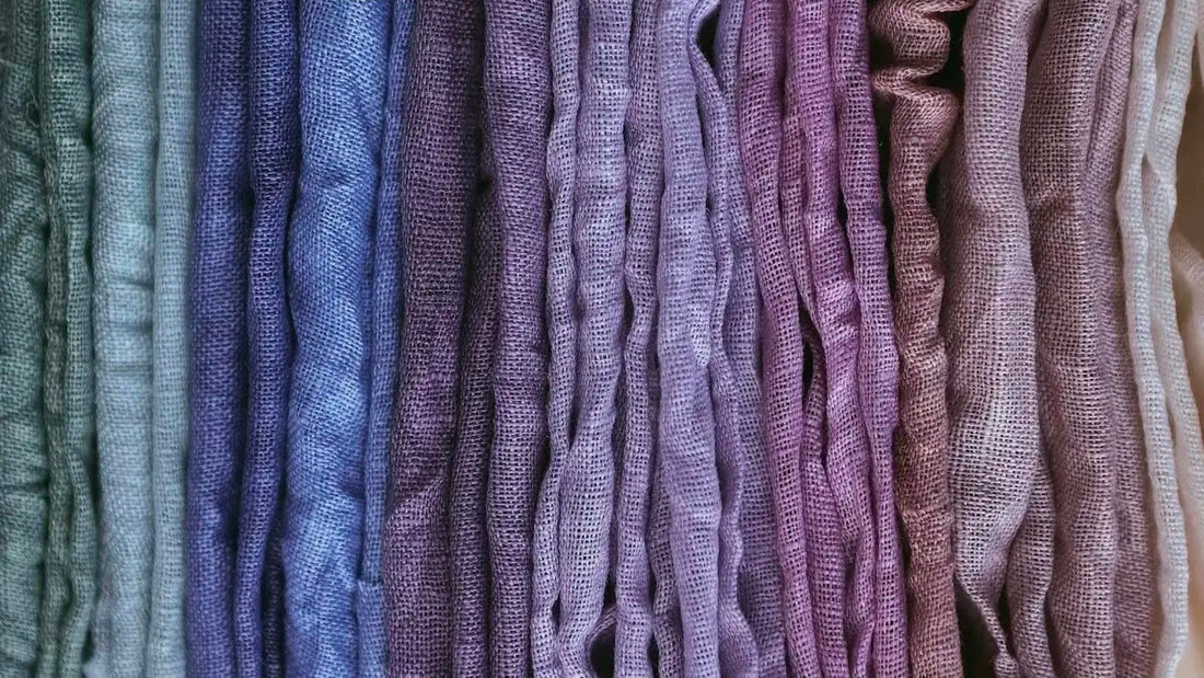 Dyeing Hemp Fabric with Mimosa Hostilis Root Bark Powder