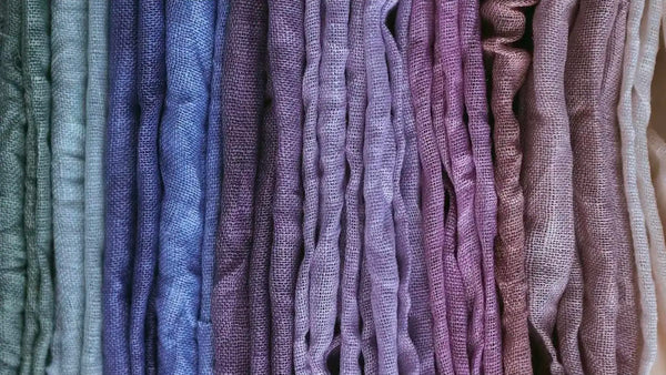 Dyeing Hemp Fabric with Mimosa Hostilis Root Bark Powder
