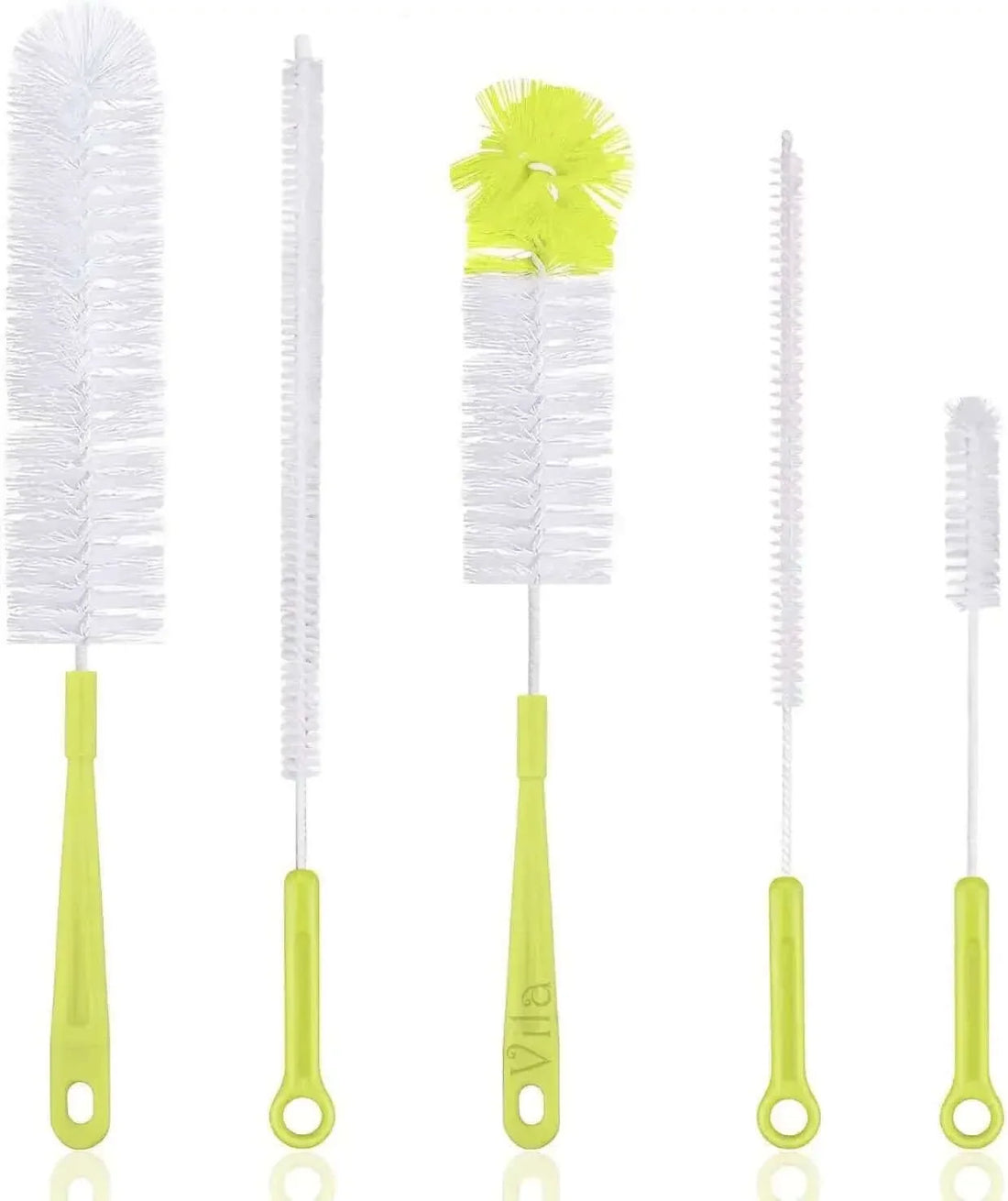 Flask Cleaning Nylon Brush Set on a white background
