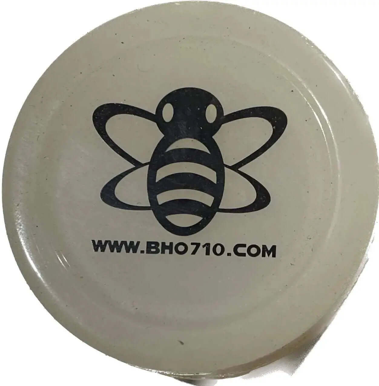 Non-stick Silicone containers and lid with bee logo for extract storage