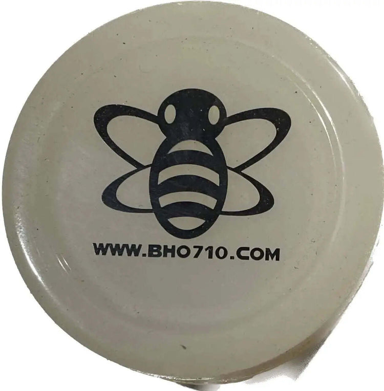 Non-stick Silicone containers and lid with bee logo for extract storage