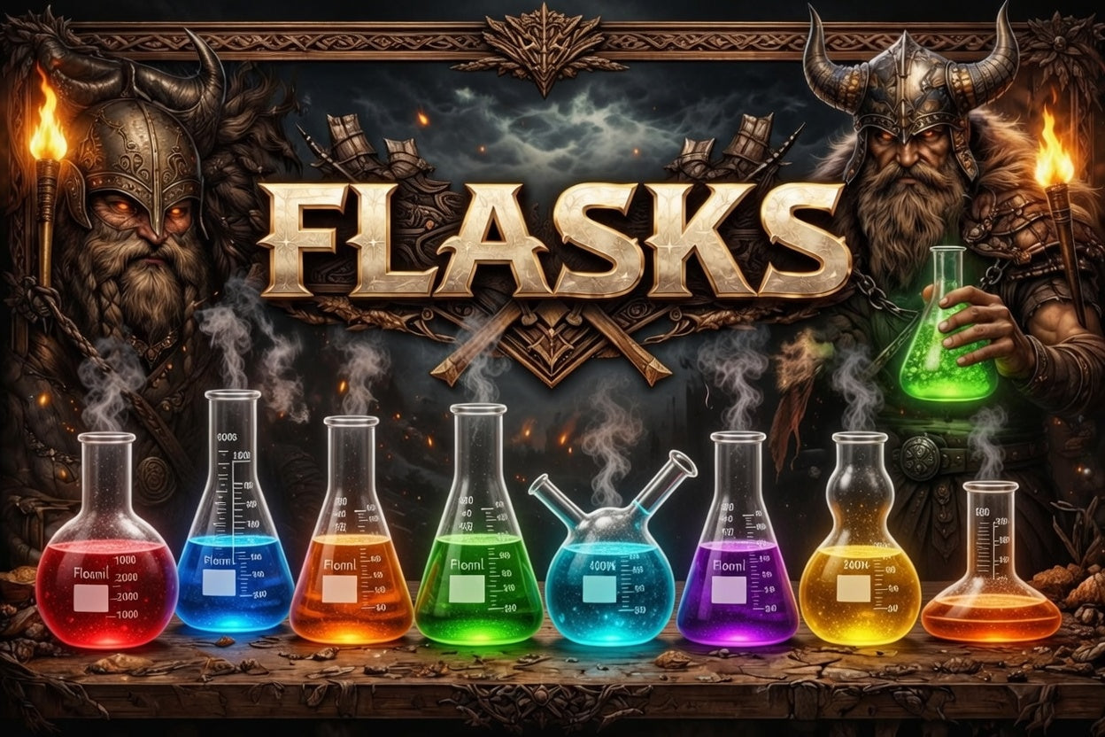 laboratory Flasks for scientific lab work