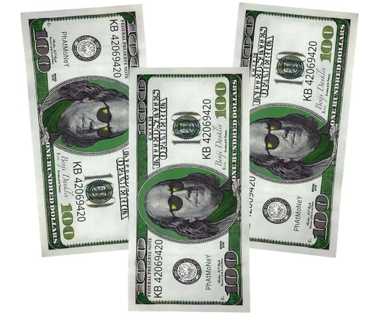 $100 bill bags Viking lab supply