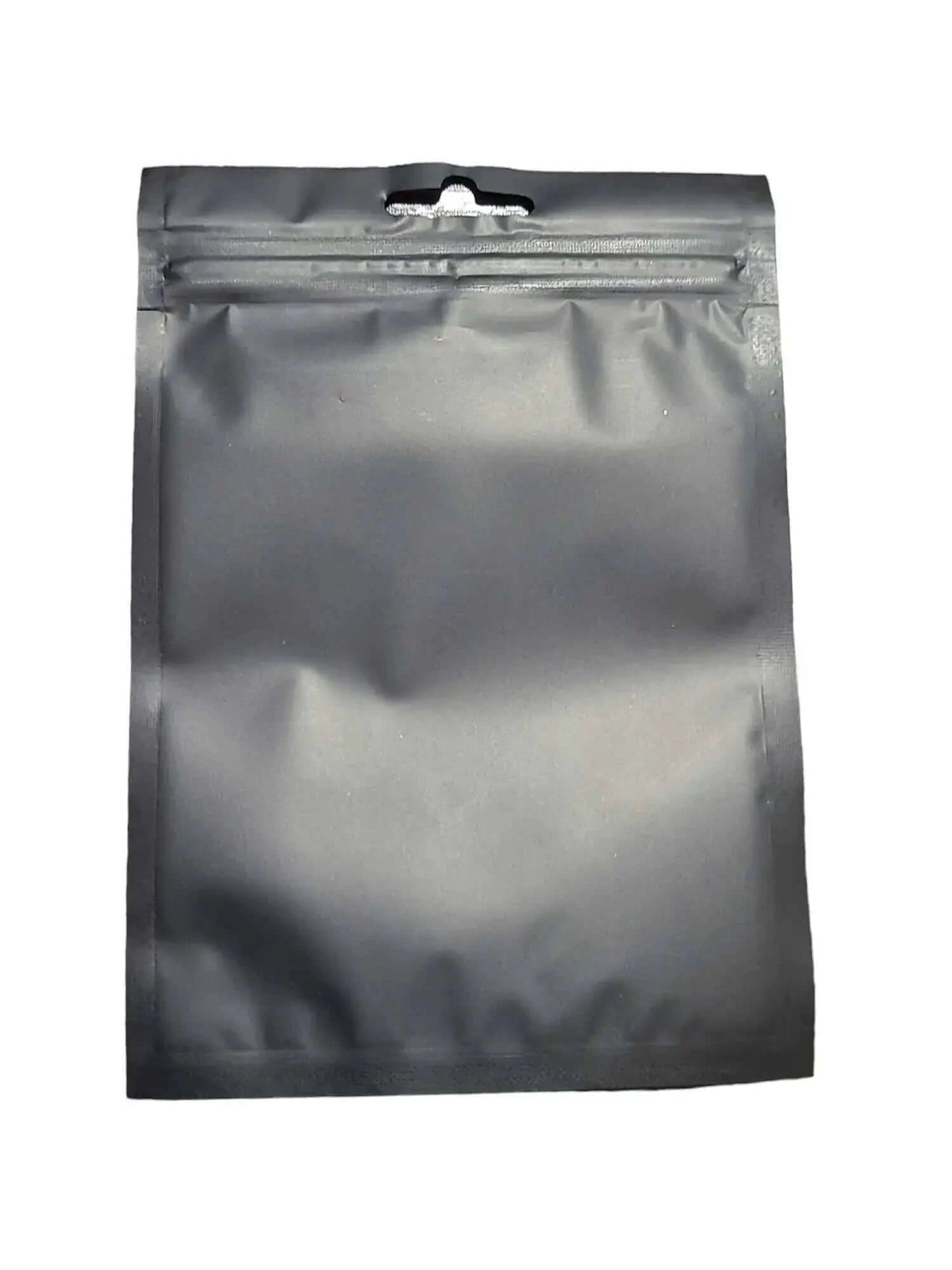 Black 100 pack mylar bag with clear window for 3.5 grams of product