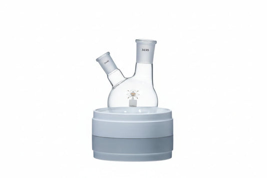 500 mL two-neck borosilicate flask with 24/40 and 34/45 joints