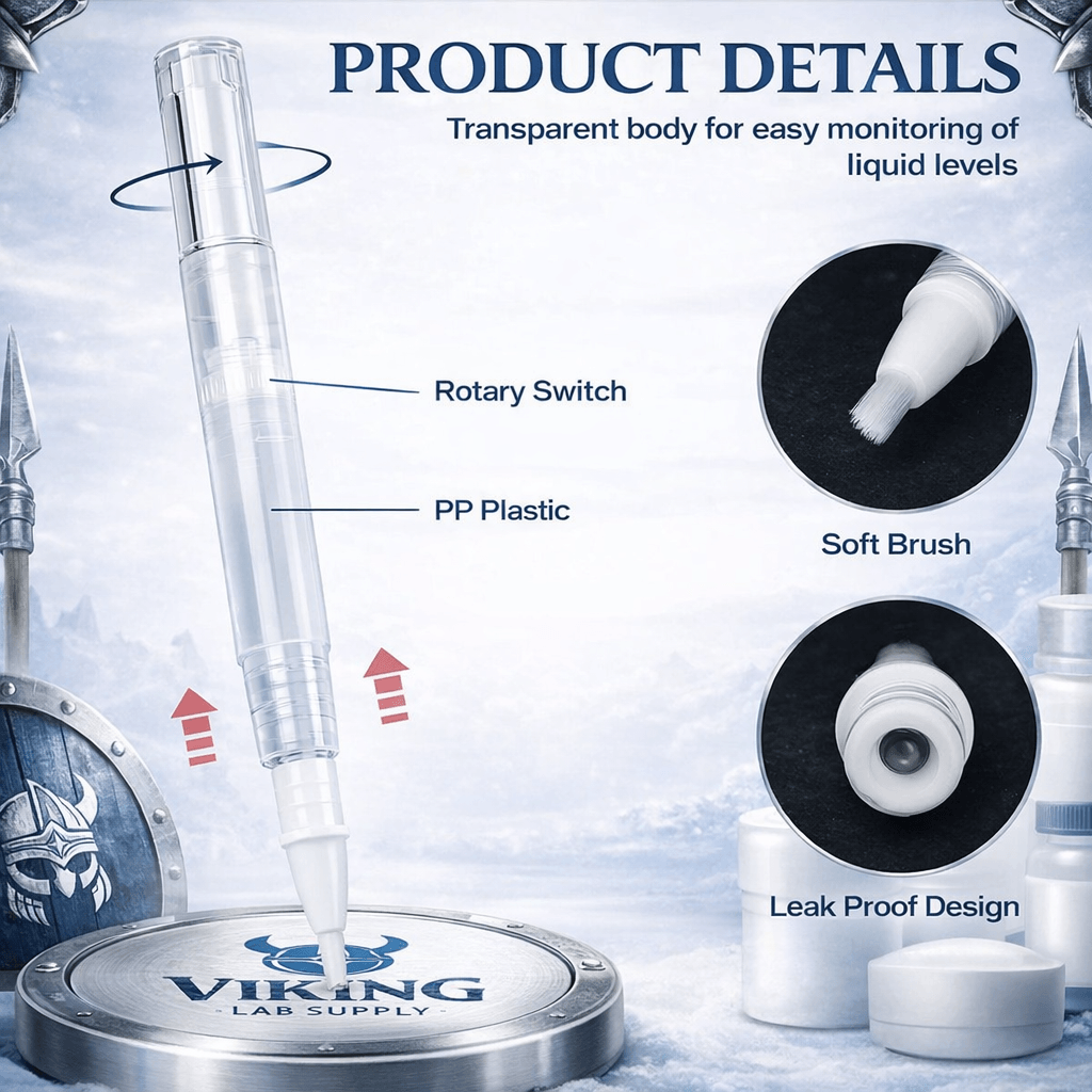 Oil Infusing Brush with easy twist mechanism and 2 ml capacity, featuring a transparent body, rotary switch, and leak-proof design - make your own infused prerolls