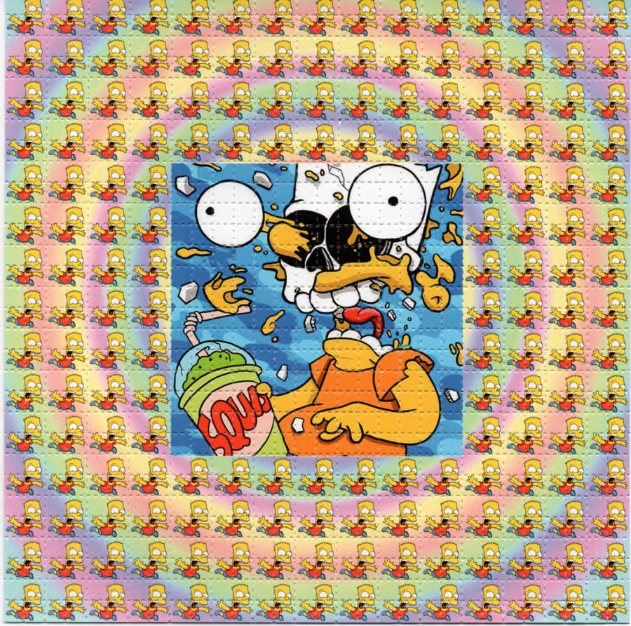 Blotter Art - acid free perforated blotter paper with colorful cartoon design, perfectly perforated into 900 tabs, 7.5 x 7.5 inches.