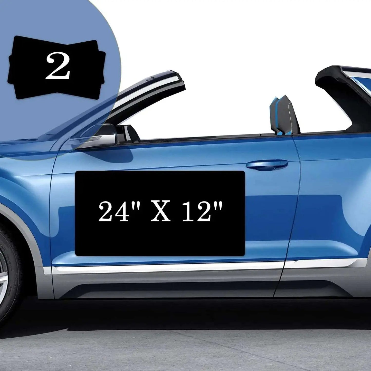 Blank Car Magnets 24x12 - Viking Lab Supply