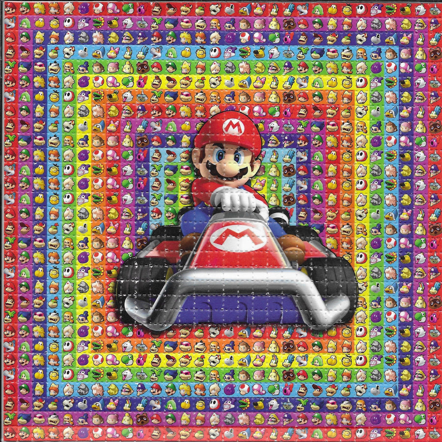 Blotter Art - acid free perforated blotter paper featuring a colorful cartoon character design, 7.5 x 7.5 inches, 900 tabs.