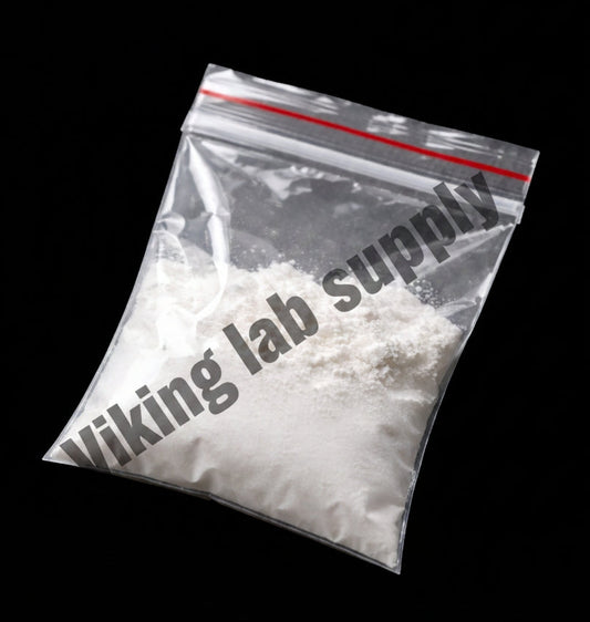 Small Baggy Prank Glossy Vinyl Stickers depicting a sealed bag containing white powder.