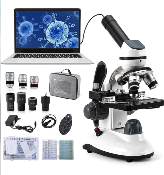 40X-2000X Microscope with 2.0 mp Camera and Phone and PC Adapter - Viking Lab Supply