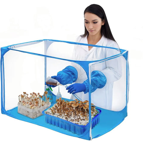 Mushroom Still Air Glove Box for Culinary Mycology