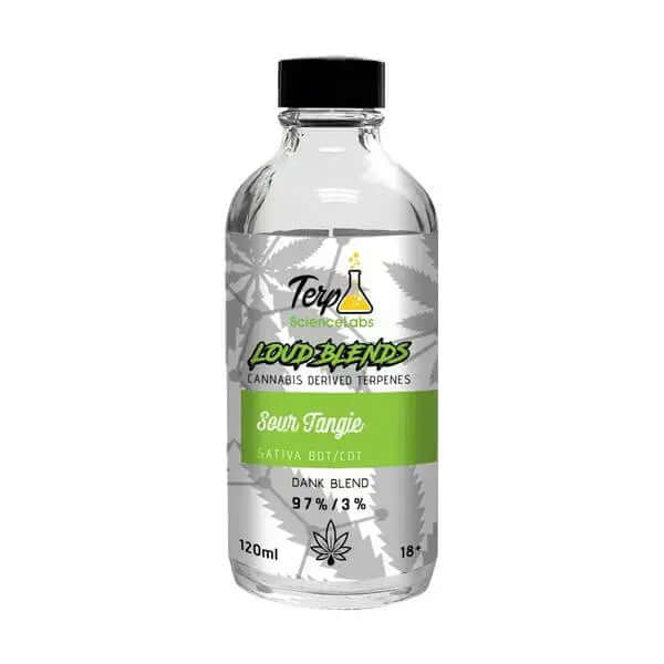 TS Labs Sour Tangie x CDT representative bottle labeled 120mL