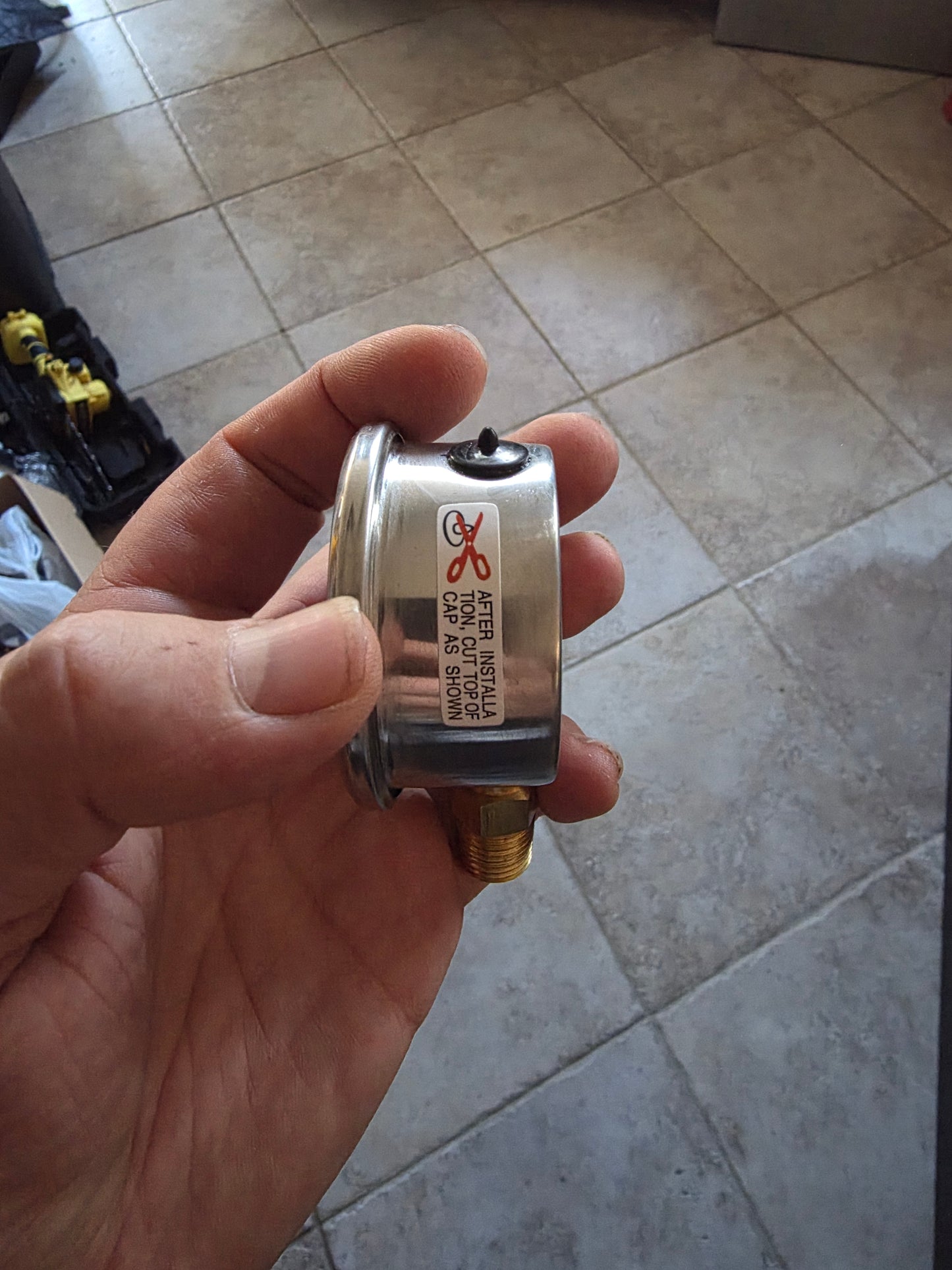 Vacuum Gauge Glycerin Filled 1/4" NPT sold on vikinglabsupply.com 