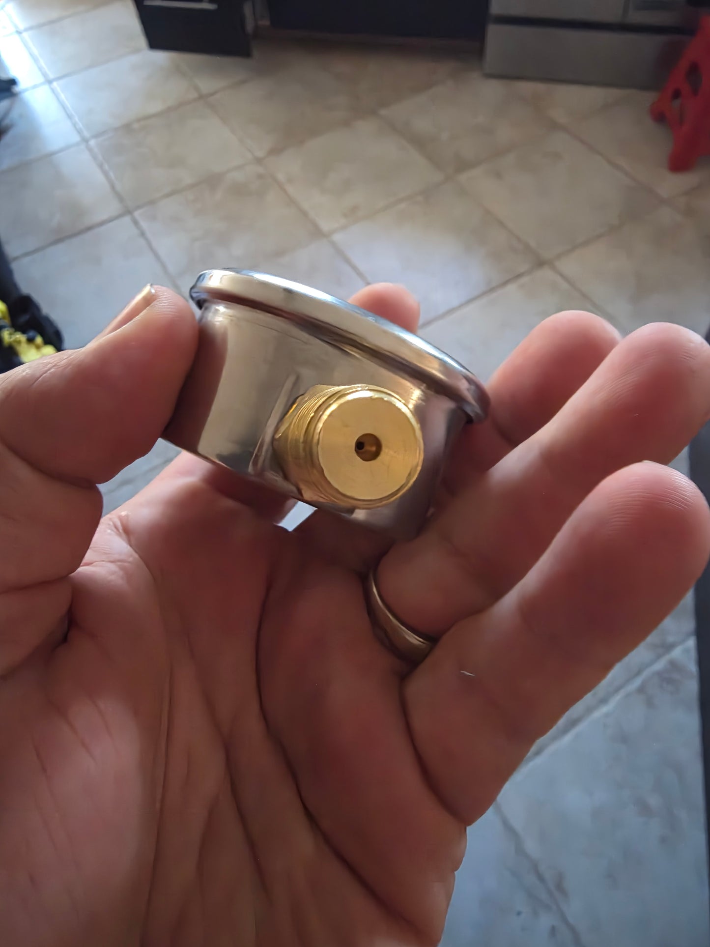 Vacuum Gauge Glycerin Filled 1/4" NPT sold on vikinglabsupply.com 