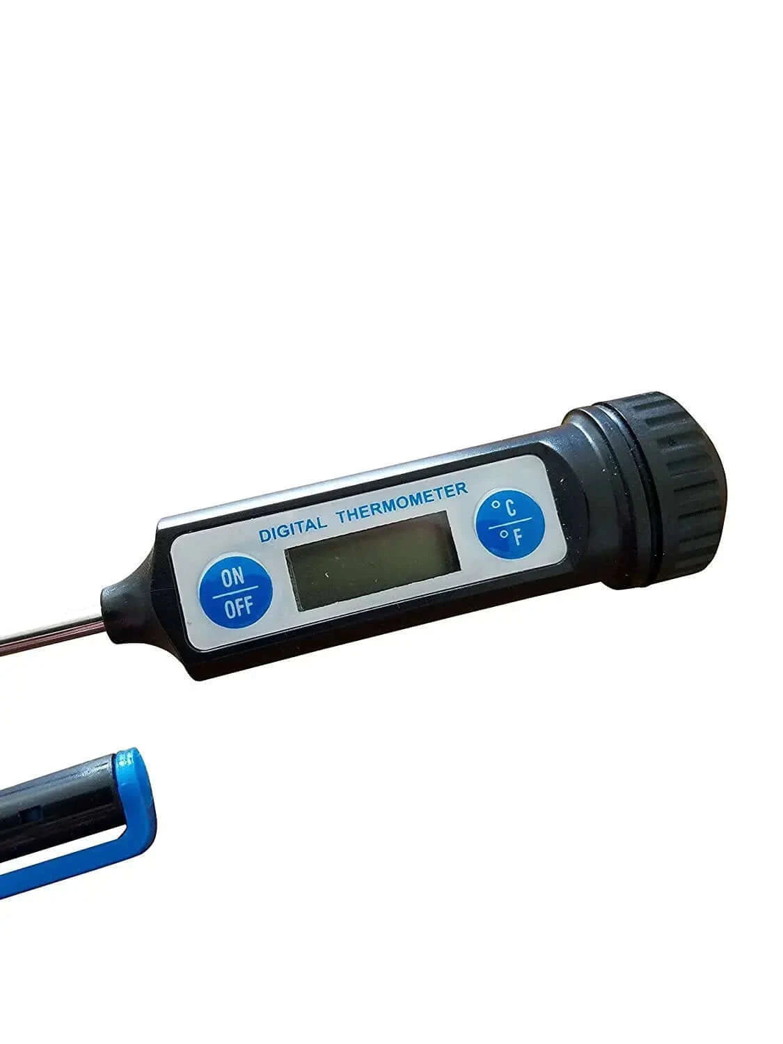 Digital probe thermometer with LCD