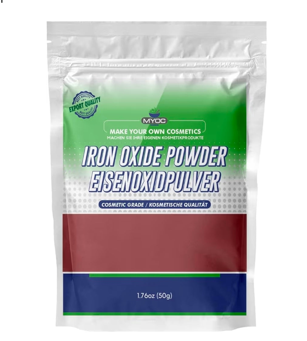 iron oxide powder cosmetic grade 50 g for DIY makeup and vibrant color formulations