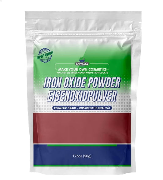 iron oxide powder cosmetic grade 50 g for DIY makeup and vibrant color formulations