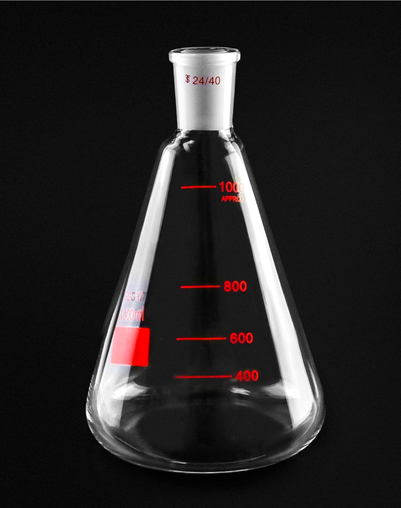 1000 mL Borosilicate Glass Erlenmeyer Flask at Viking Lab Supply 