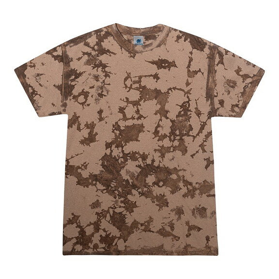 Organic tie dye shirts pure cotton in brown earthy tones