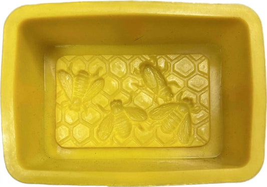 Yellow Silicone Mold Bees for concentrates, extracts, waxes with bee designs. Product focus: Silicone Mold Bees.